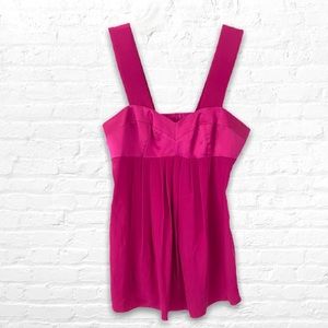 Amanda Uprichard Fuchsia Silk Sleeveless Top P/XS